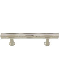Tribeca Cabinet Pull - 3 1/2 inch Center-to-Center in Polished Nickel.